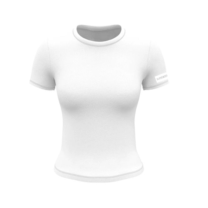 Feather White Tee